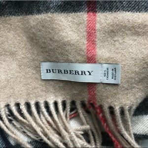 Classic Check plaid Cashmere scarf